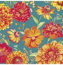 IHR-C1050042 Koktélszalvéta 25*25cm Arya Petrol