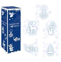 Hó spray 150ml + 10db sablon