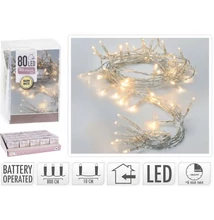 KO-155496 Fényfüzér 80 LED Melegfehér