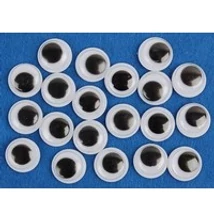 Fekete szemek 8 mm 24 db
