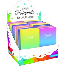 LA-1231 Notesz 18db-os display A/6 96lap (vonalas) SUNSET