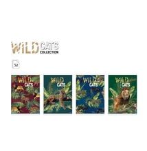 Füzet A/4 52lap WILD CATS vonalas