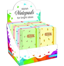 LA-2184 Notesz 16db-os display A/6 96lap (vonalas) PASTEL FRUITS