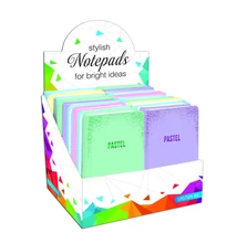 LA-2584 Notesz 18db-os display A/6 96lap (vonalas) PASTEL