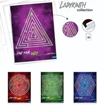 LA-33029 Füzet A/4 80lap LABYRINTH vonalas