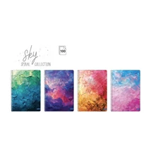 LA-33131 Spirálfüzet A/4 100lap SKY'25 kockás