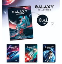 LA-33199 Füzet A/5 52lap GALAXY'25 kockás