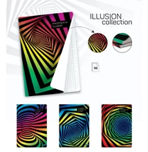 LA-33205 Füzet A/4 96lap ILLUSION'25 kockás