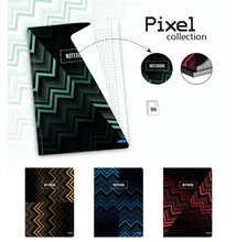 LA-33341 Füzet A/4 96lap PIXEL vonalas