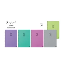 LA-33367 Spirálfüzet A/4 60lap SEDEF vonalas