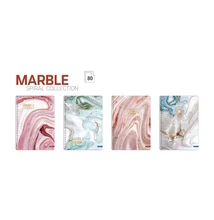 LA-33371 Spirálfüzet A/4 80lap MARBLE vonalas