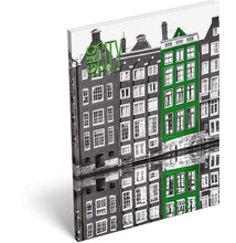 Papírfedeles notesz A/7 GEO City, Amsterdam