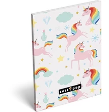 Papírfedeles notesz A/6 Lollipop, White Cloud