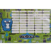 LC-19686502 Órarend nagy Ugly Dolls, Green