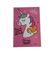 Papírfedeles notesz A/6 Lollipop, Uniqueorn
