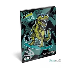 Füzet tűzött A5 szótár Dino Cool