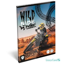 Füzet tűzött A5 sima Kis Bagoly, Wild ride