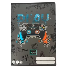 Füzet tűzött A5 sima 40lapos V3nc1, Go Play