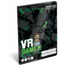 Füzet tűzött A5 2.osztály BossTeam, VR Gamer