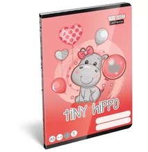 Füzet tűzött A5 2.osztály Lollipop Tiny Hippo