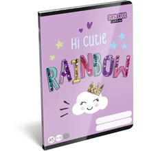 Füzet tűzött A5 vonalas Lollipop Stay Cute