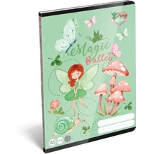 Füzet tűzött A5 kockás Fairy Ballerina Dance