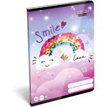 Füzet tűzött A5 sima Lollipop, Stay cute