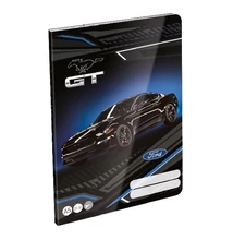 Füzet tűzött A5 sima Ford, Black