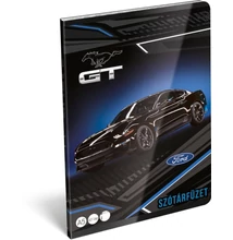 Füzet tűzött A5 szótár Ford, Black