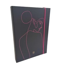 Füzetbox HK A/4 Cornell, Pink Line