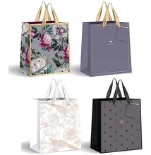 LC-292384 Dísztasak Gold L 26,5*33*13cm 4féle minta