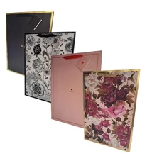 LC-292391 Dísztasak Virágmintás 4féle 33*46*10cm