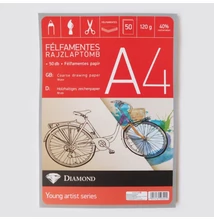 LC-503445 Félfamentes rajzlaptömb A4 50db-os