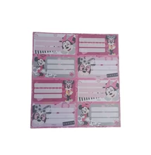 Füzetcímke 8db/ív Minnie Mouse