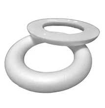 P2668 Polisztirol félkoszorú 22cm