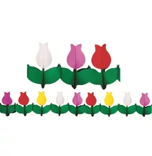 Girland 400 x 21 x 21 cm - tulipánok