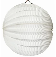 Lampion gömb 21cm fehér