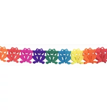 Girland, papír, 300x19cm - békák