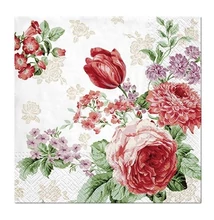 Papírszalvéta 33*33cm Virágok