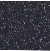 Csillámos öntapadós dekorgumi A4, 2mm, 1 db fekete