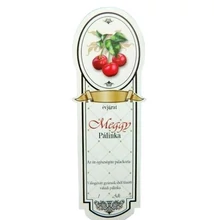 PL-Meggy Pálinkás címke keskeny 10db-os Meggy