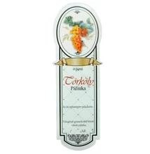 PL-Törköly Pálinkás címke keskeny 10db-os Törköly