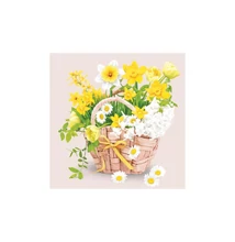 Papírszalvéta mintás Daisy 33*33cm Tavaszi virágok