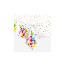 PM-010001t Papírterítő 120*180cm Színes lufis