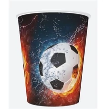 Papírpohár 8*250ml Focilabdás