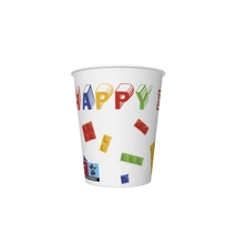 PM-028201 Papírpohár 8*250ml Happy Birthday Lego