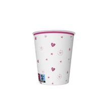 Papírpohár 8*250ml Szívecskés