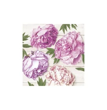 Papírszalvéta mintás Daisy 33*33cm Bazsarózsák