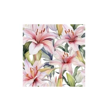 Papírszalvéta mintás Maki 33*33cm Liliom