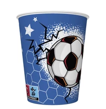PM-KD01_038101 Papírpohár 8*250ml Cool football